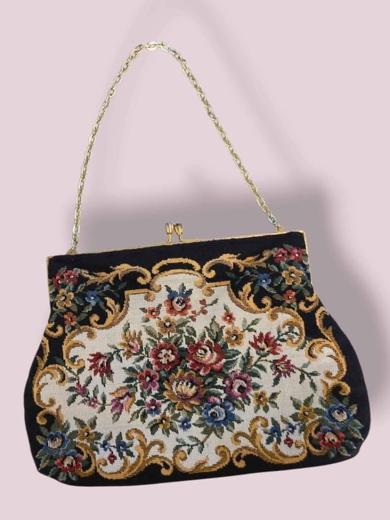 Goldco Handbags - Vintage Tapestry Purse by Goldco